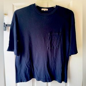 JOAH BROWN navy pocket tshirt